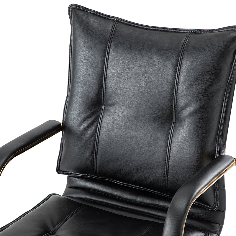 Michele chaise de Travail Pivotante et Réglable en cuir Végétalien