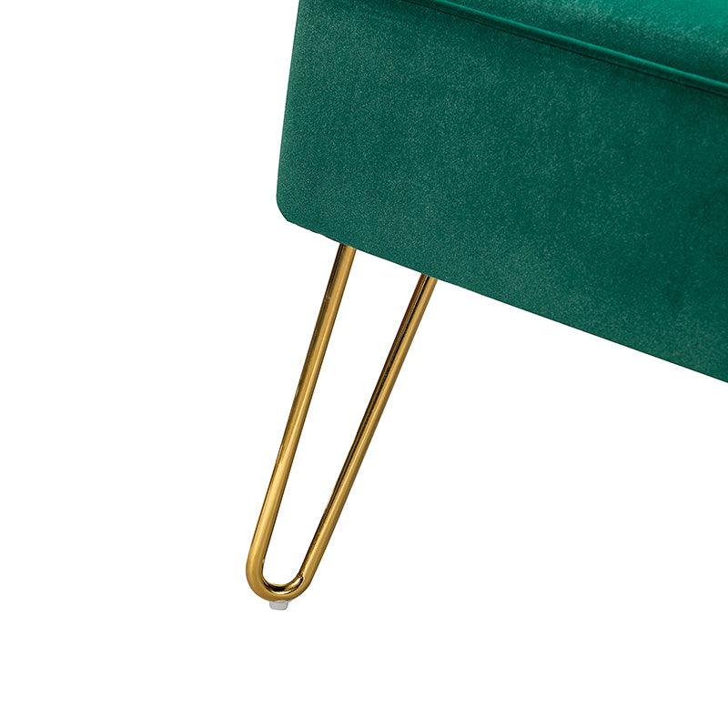 Ainhoa Velvet Loveseat with Hairpin Legs - Hulala Home